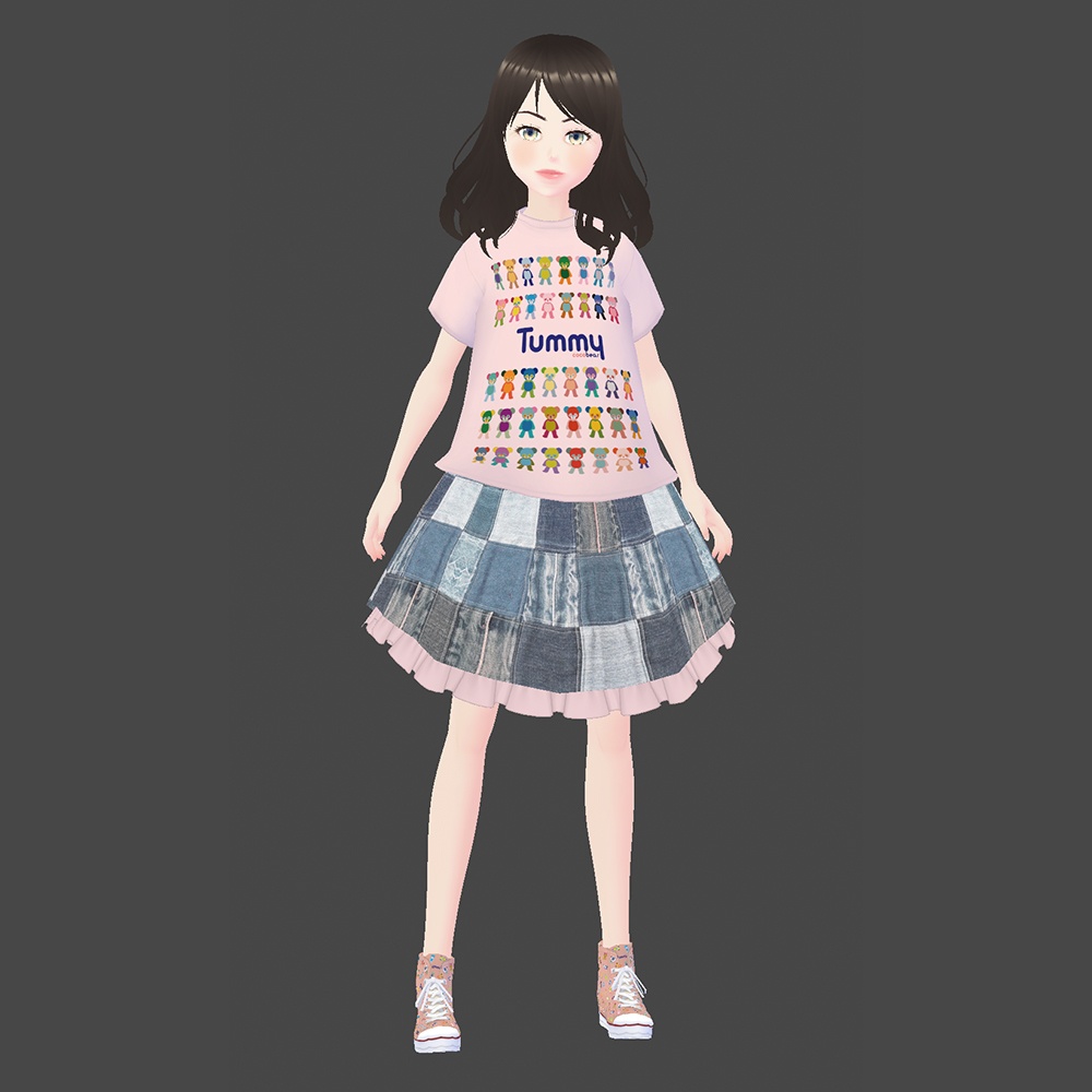 【#VRoid】バッシュ(靴)cocoartオリジナル(Tummyシリーズ)