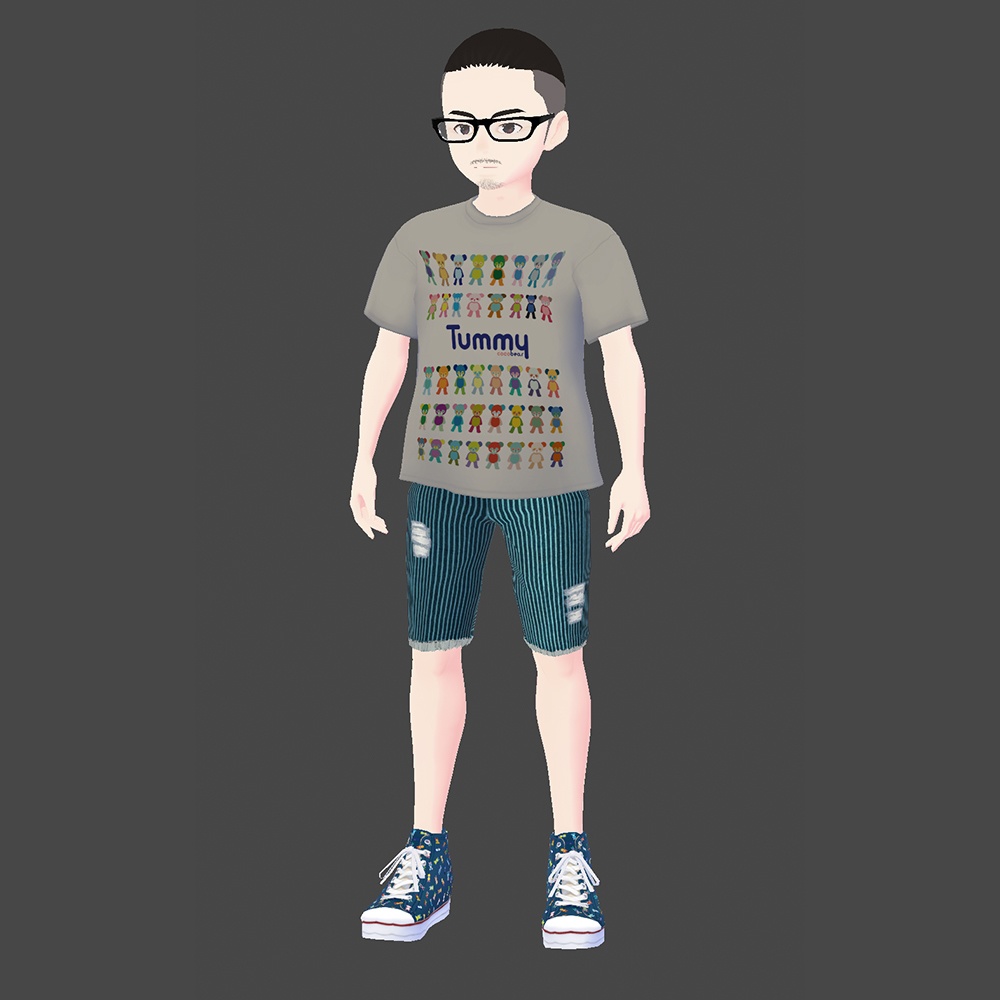 【#VRoid】バッシュ(靴)cocoartオリジナル(Tummyシリーズ)