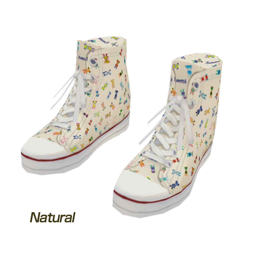 【#VRoid】バッシュ(靴)cocoartオリジナル(Tummyシリーズ)