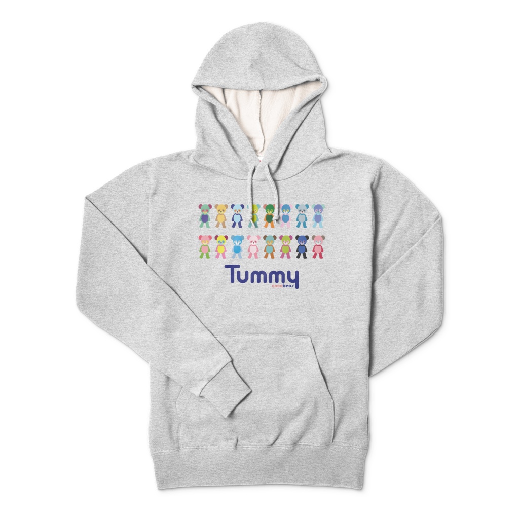 cocoartオリジナル「Tummy」パーカー(プルオーバー)
