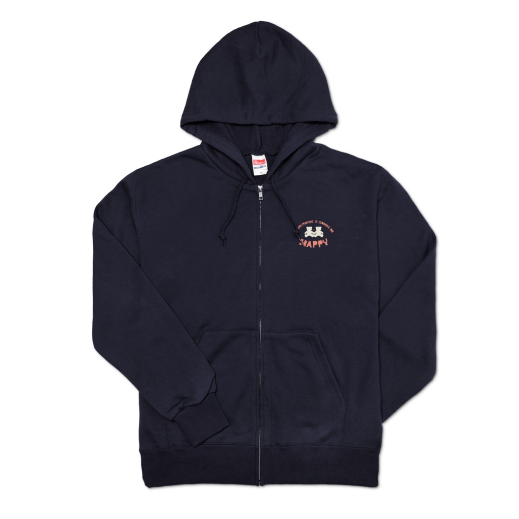 cocoartオリジナル「EVERYTHING IS GONNA BE HAPPY」パーカー(プルオーバー)