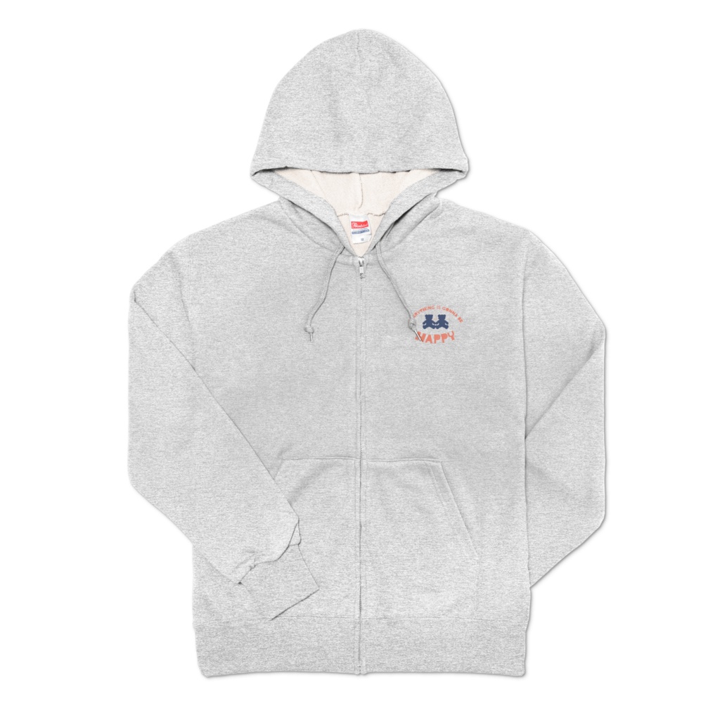 cocoartオリジナル「EVERYTHING IS GONNA BE HAPPY」パーカー(プルオーバー)