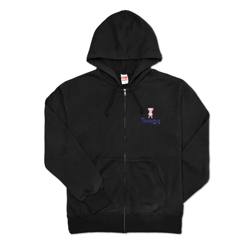cocoartオリジナル「Tummy」パーカー(ジップアップ)