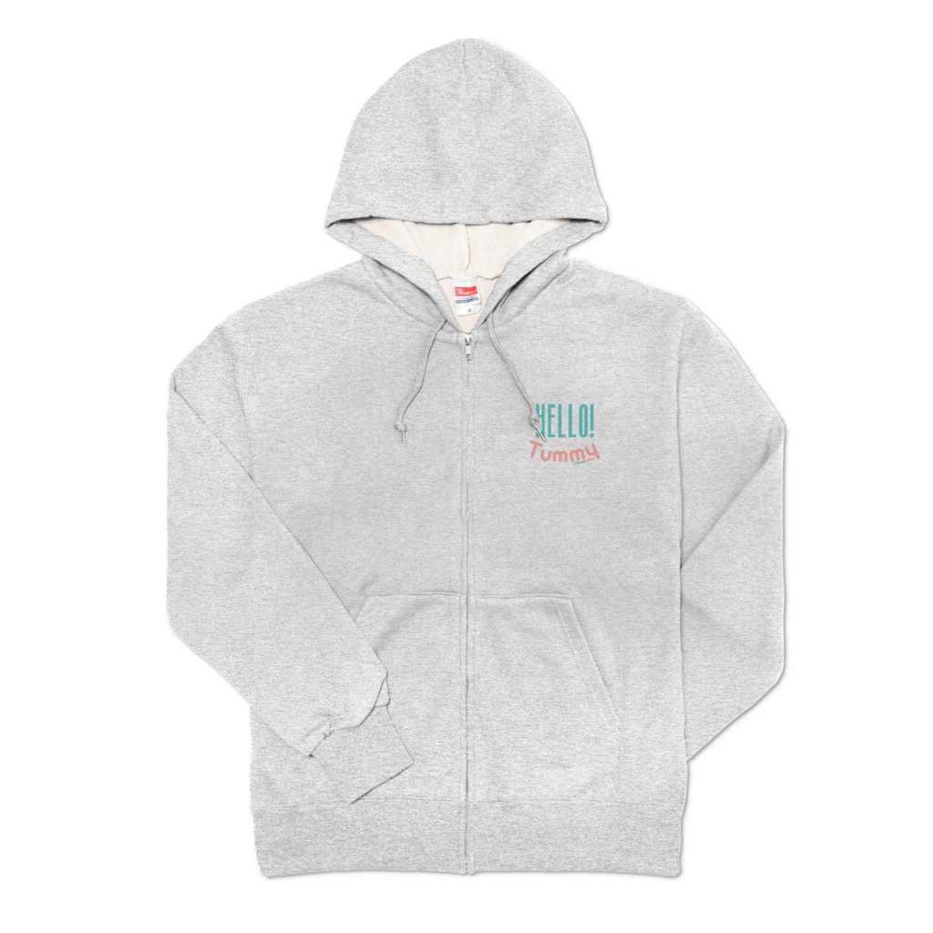 cocoartオリジナル「Tummy」パーカー(ジップアップ)