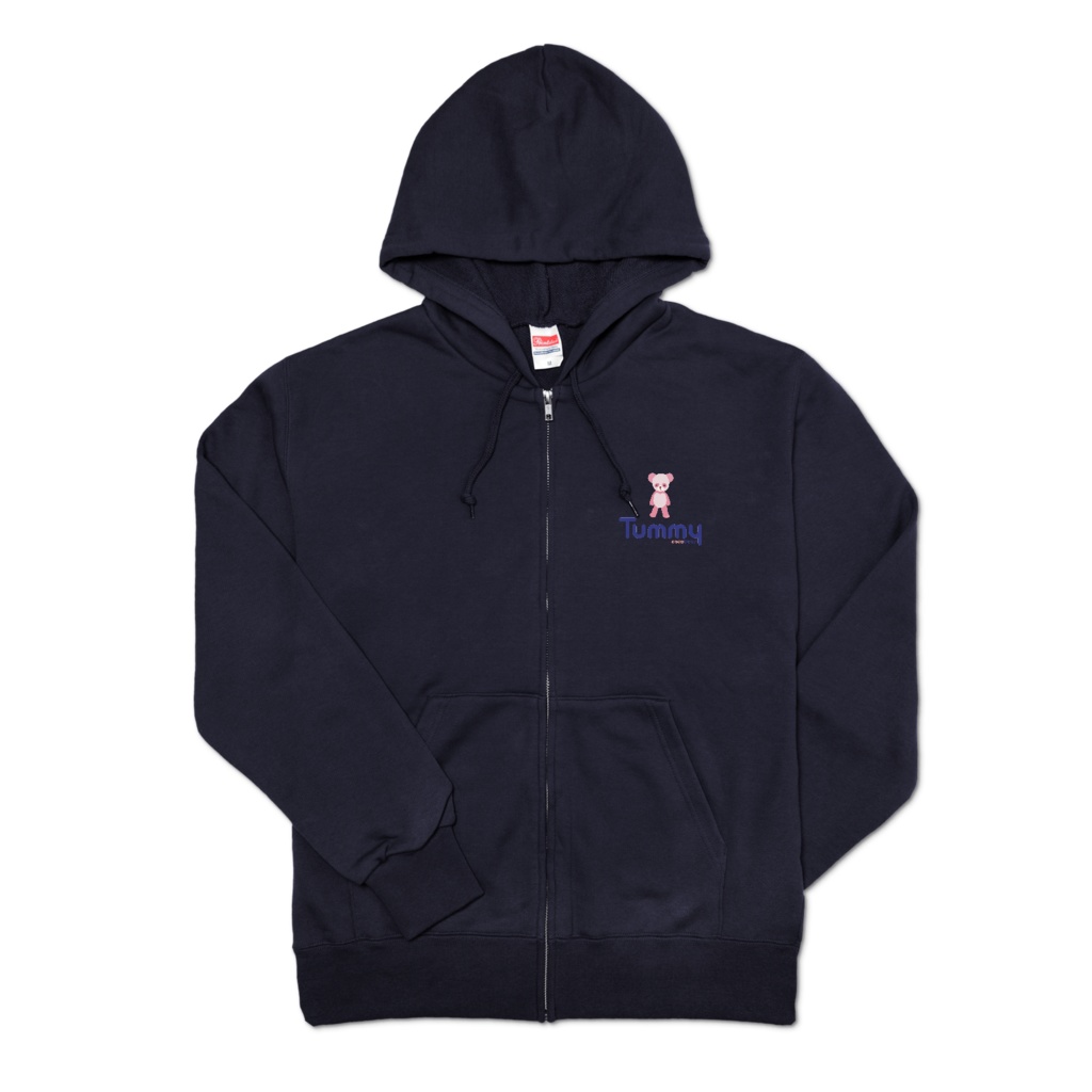 cocoartオリジナル「Tummy」パーカー(ジップアップ)