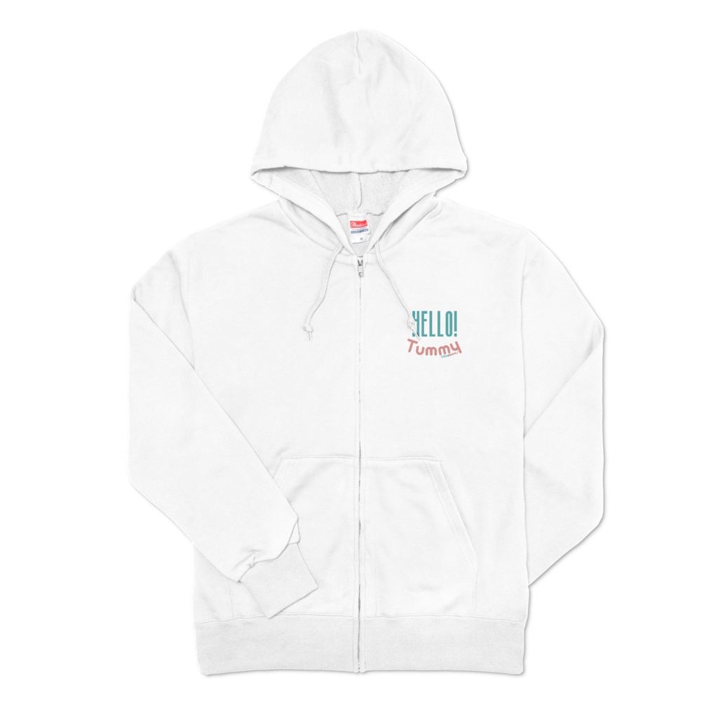 cocoartオリジナル「Tummy」パーカー(ジップアップ)