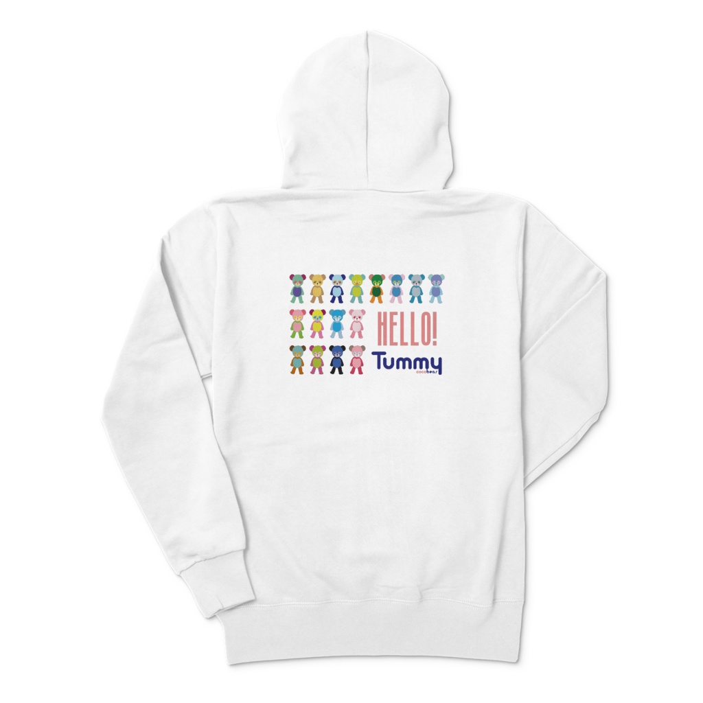 cocoartオリジナル「Tummy」パーカー(ジップアップ)