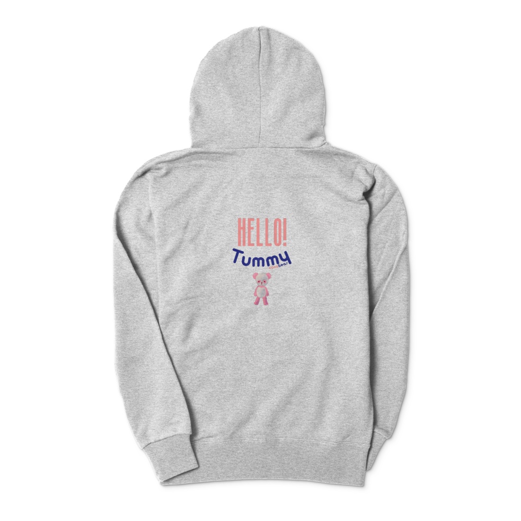 cocoartオリジナル「Tummy」パーカー(ジップアップ)