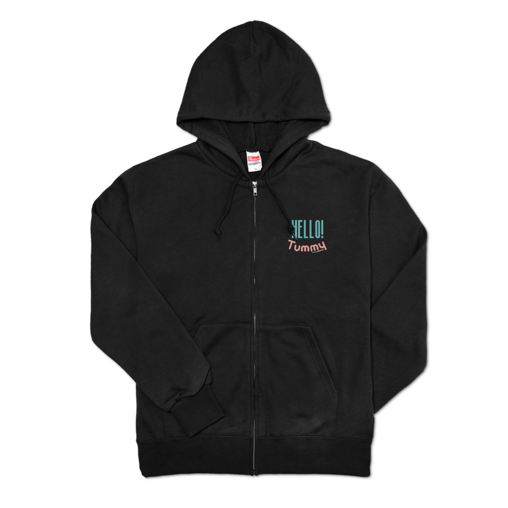 cocoartオリジナル「Tummy」パーカー(ジップアップ)