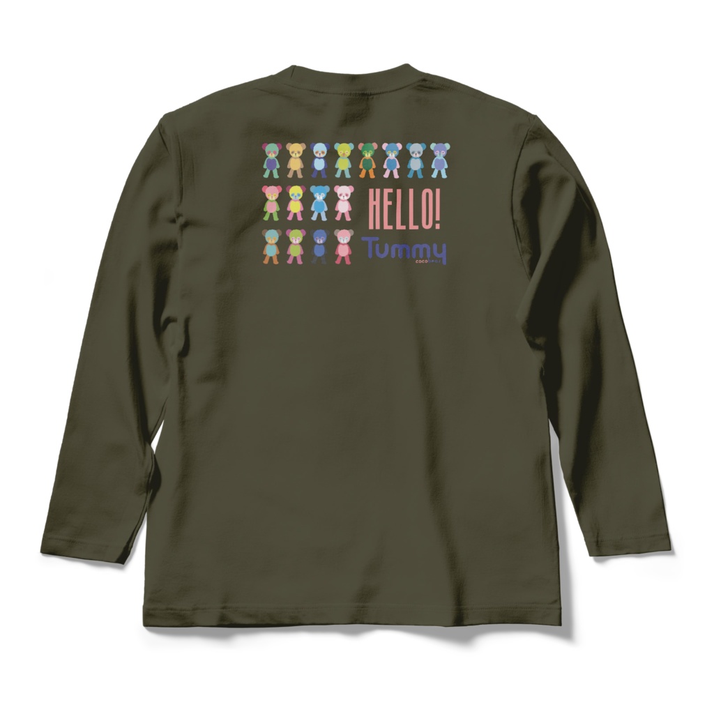 cocoartオリジナル「Tummy」ロンT(バック)