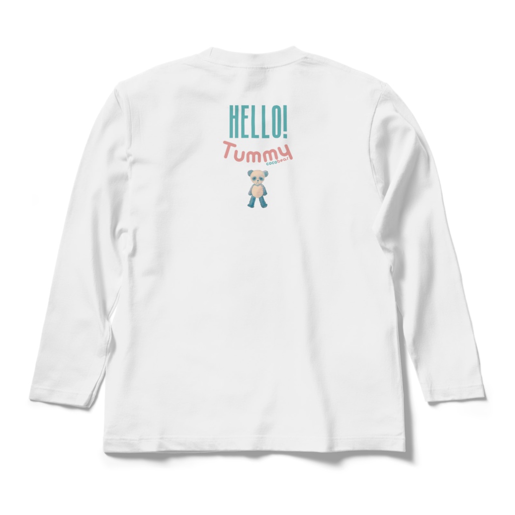cocoartオリジナル「Tummy」ロンT(バック)