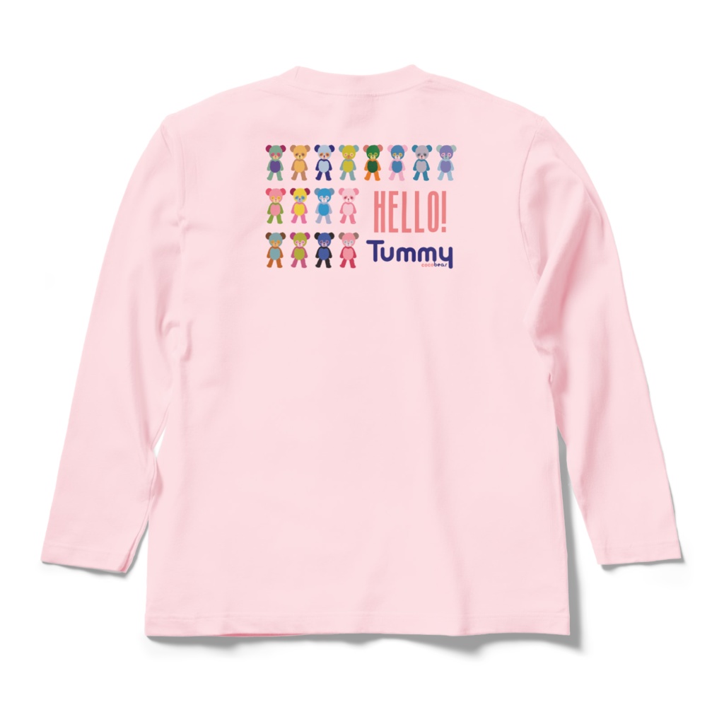 cocoartオリジナル「Tummy」ロンT(バック)