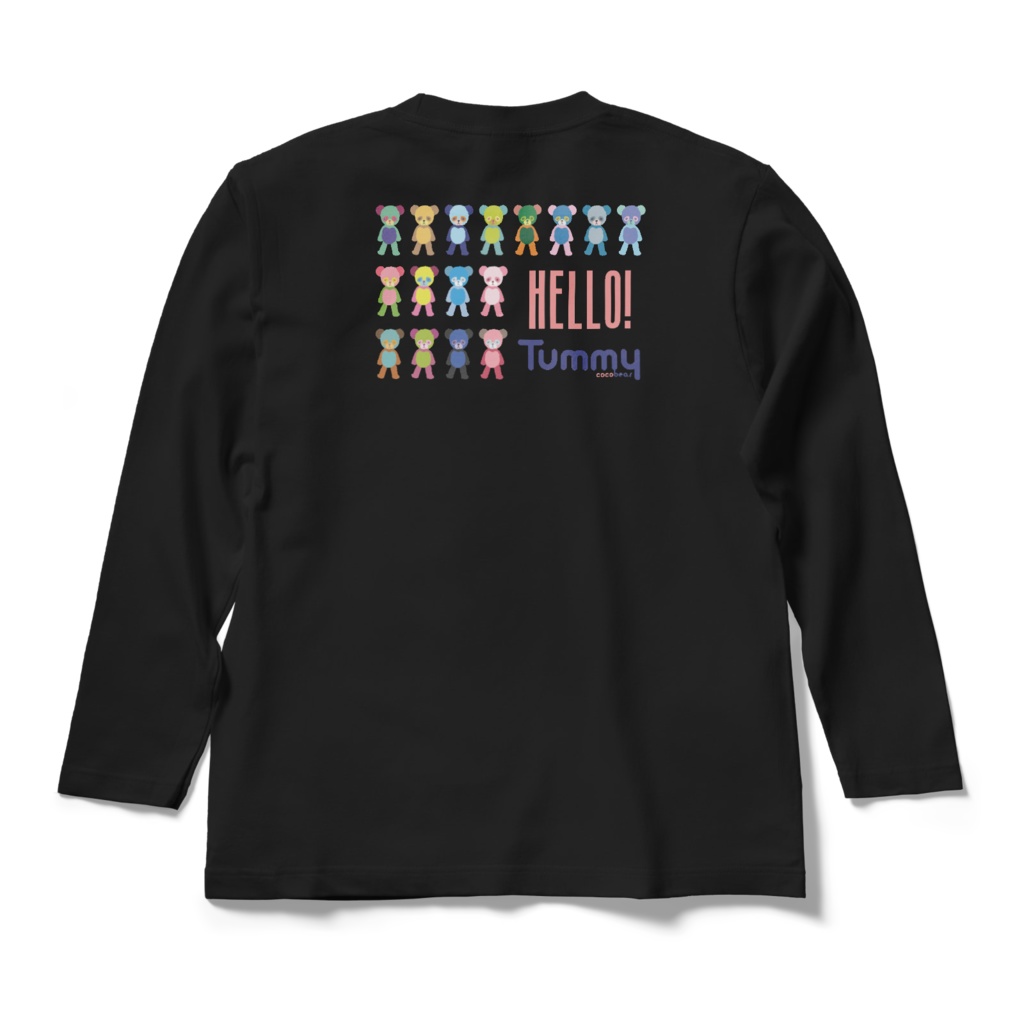 cocoartオリジナル「Tummy」ロンT(バック)