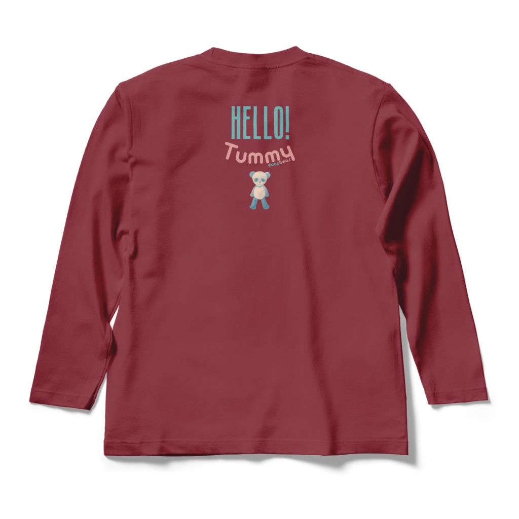 cocoartオリジナル「Tummy」ロンT(バック)