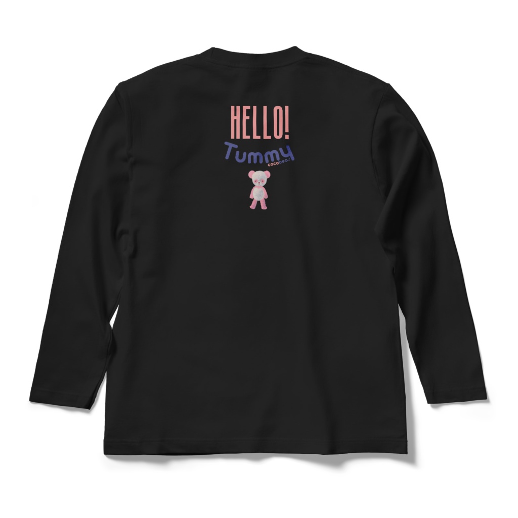 cocoartオリジナル「Tummy」ロンT(バック)