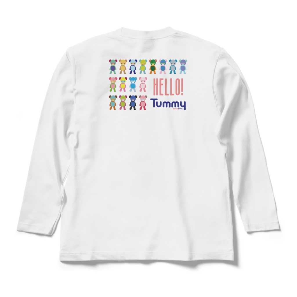 cocoartオリジナル「Tummy」ロンT(バック)