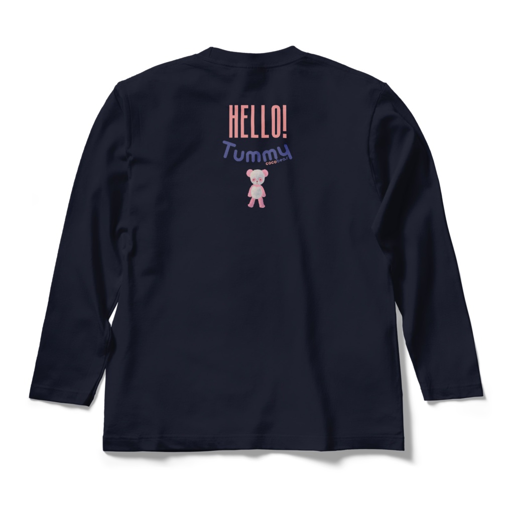 cocoartオリジナル「Tummy」ロンT(バック)