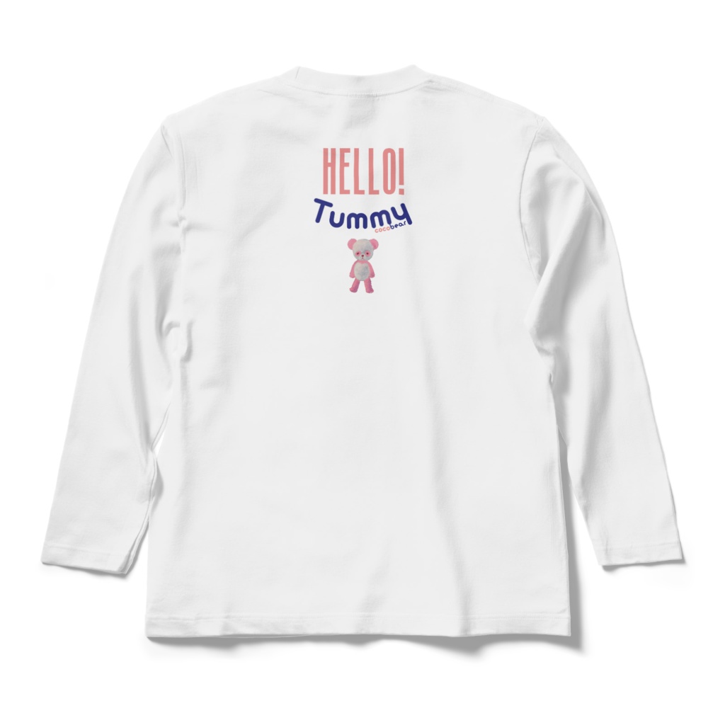 cocoartオリジナル「Tummy」ロンT(バック)