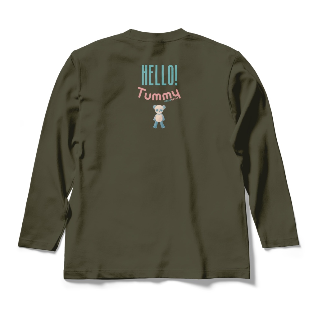 cocoartオリジナル「Tummy」ロンT(バック)