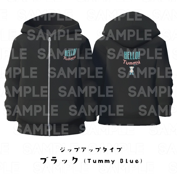 【#VRoid】cocoartオリジナル パーカー(Blue_bear)