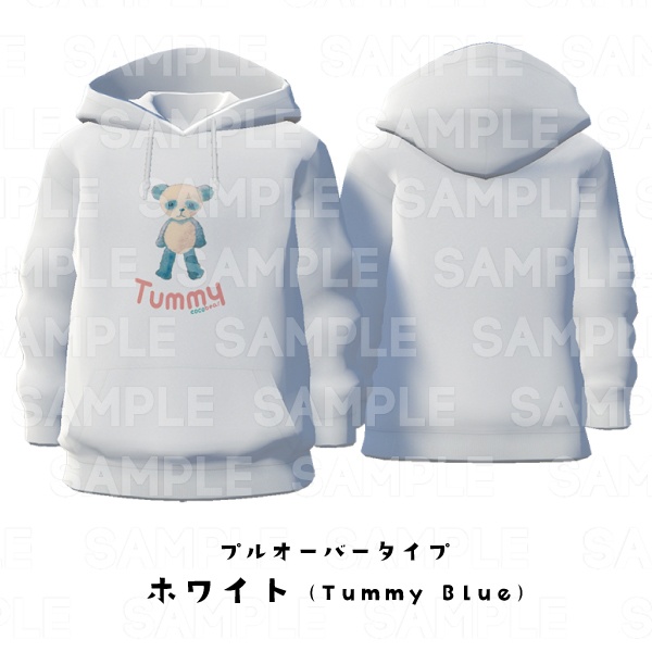 【#VRoid】cocoartオリジナル パーカー(Blue_bear)