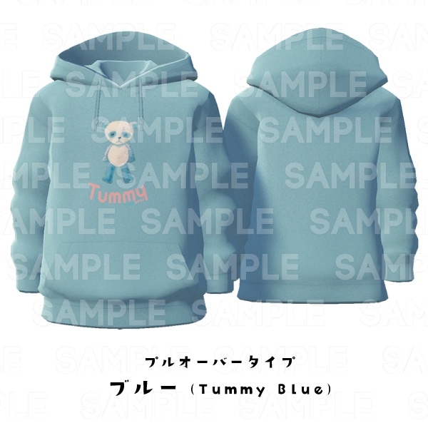 【#VRoid】cocoartオリジナル パーカー(Blue_bear)