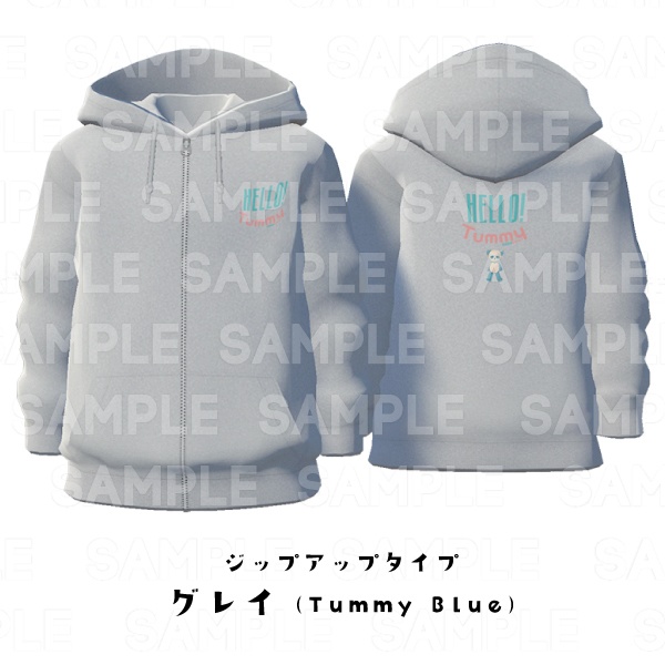 【#VRoid】cocoartオリジナル パーカー(Blue_bear)