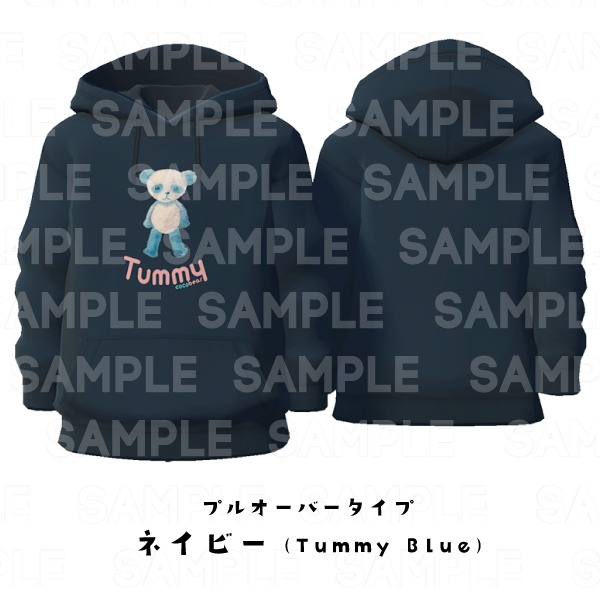 【#VRoid】cocoartオリジナル パーカー(Blue_bear)