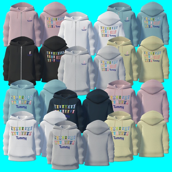 【#VRoid】cocoartオリジナル パーカー(Line_bear)