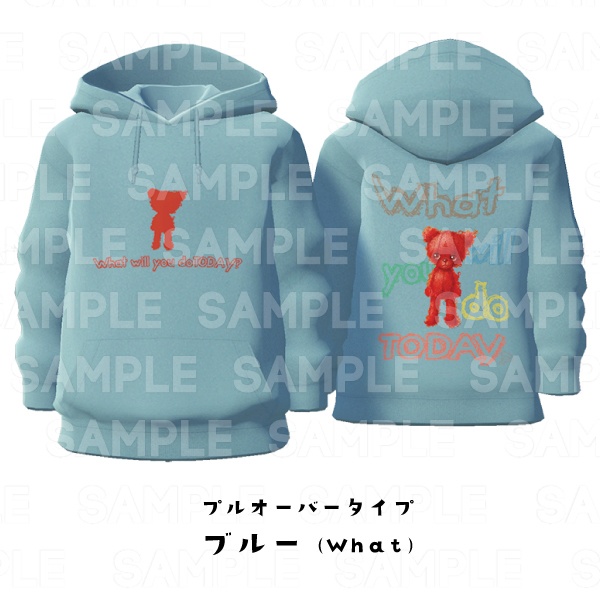 【#VRoid】cocoartオリジナル パーカー(What)