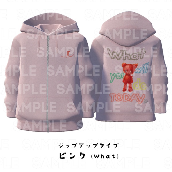 【#VRoid】cocoartオリジナル パーカー(What)