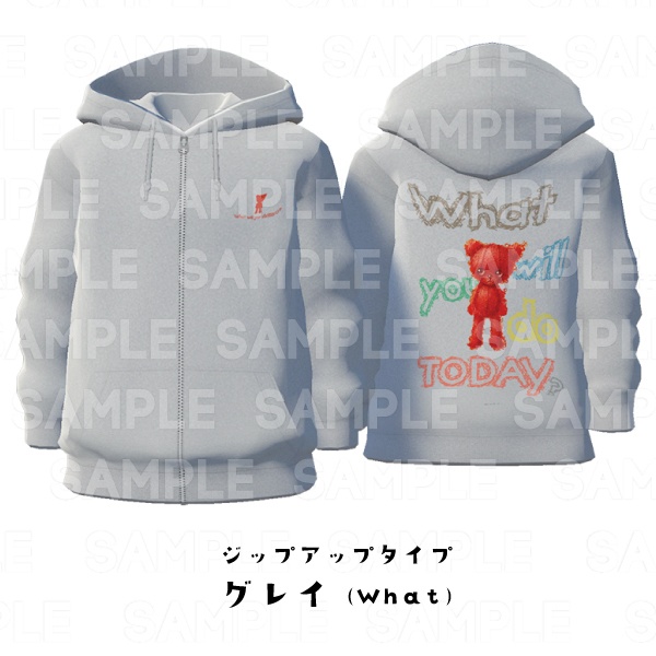 【#VRoid】cocoartオリジナル パーカー(What)