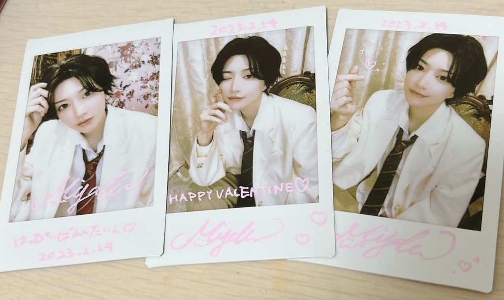 バレンタインランダムチェキ