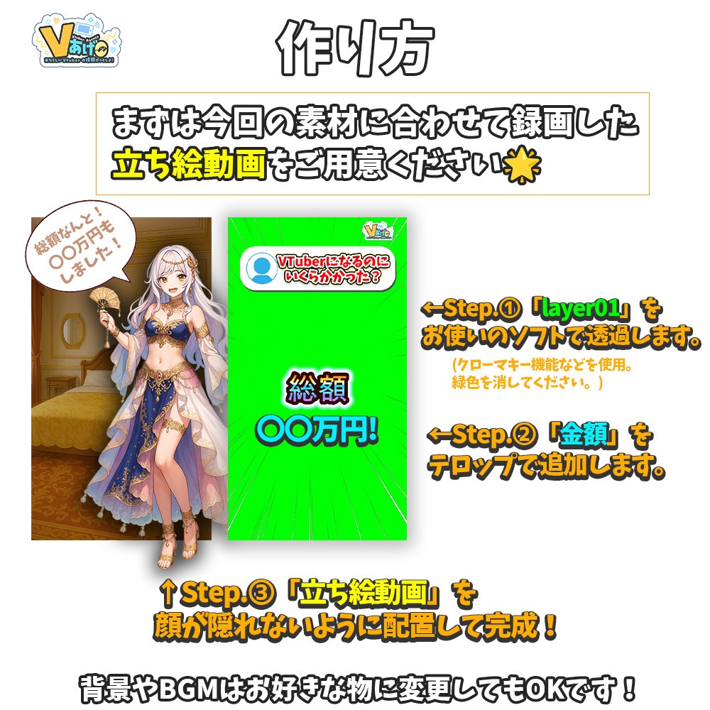 【short動画素材】質問!VTuberになるのにいくら掛かった?