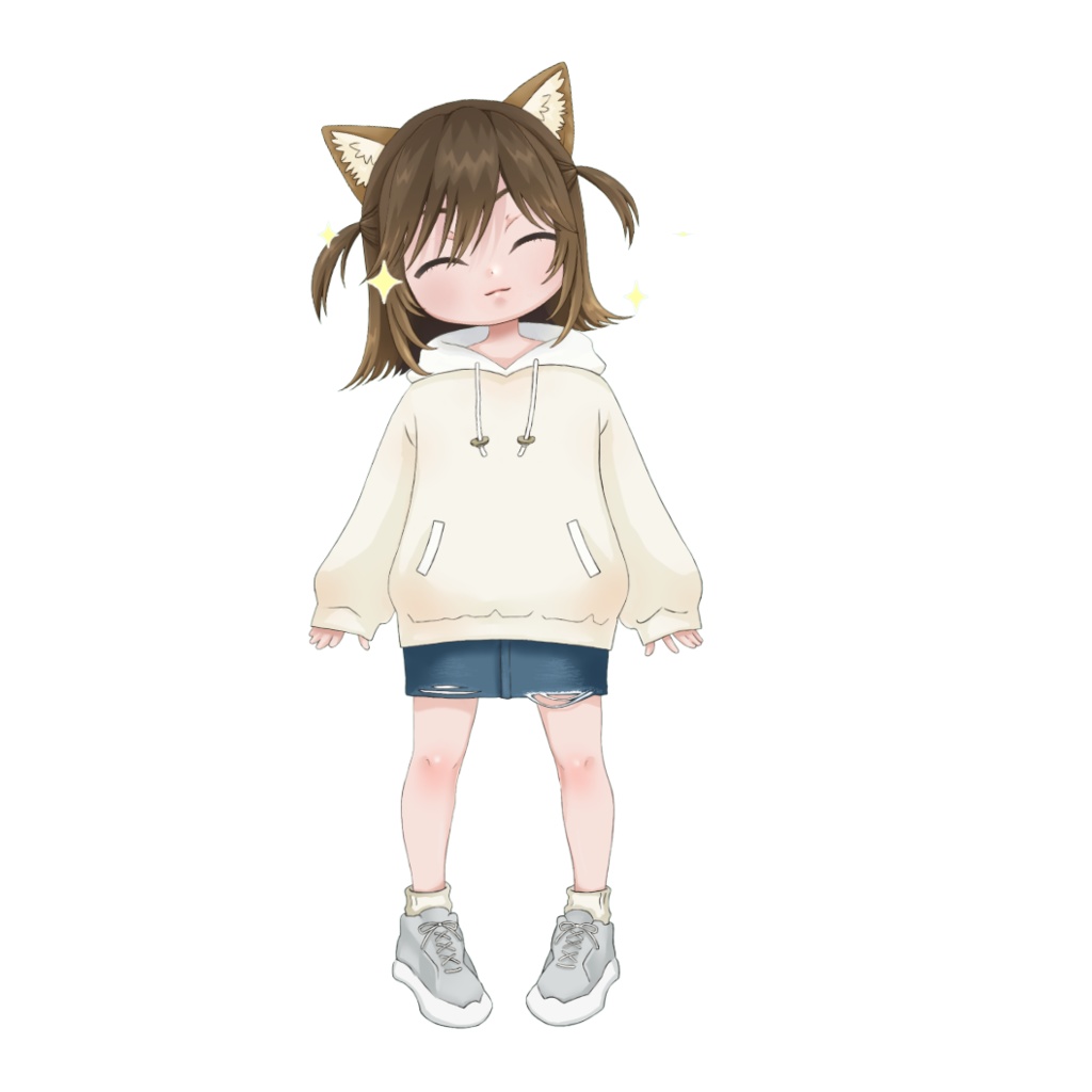 【Live2Dモデル】狐耳の少女