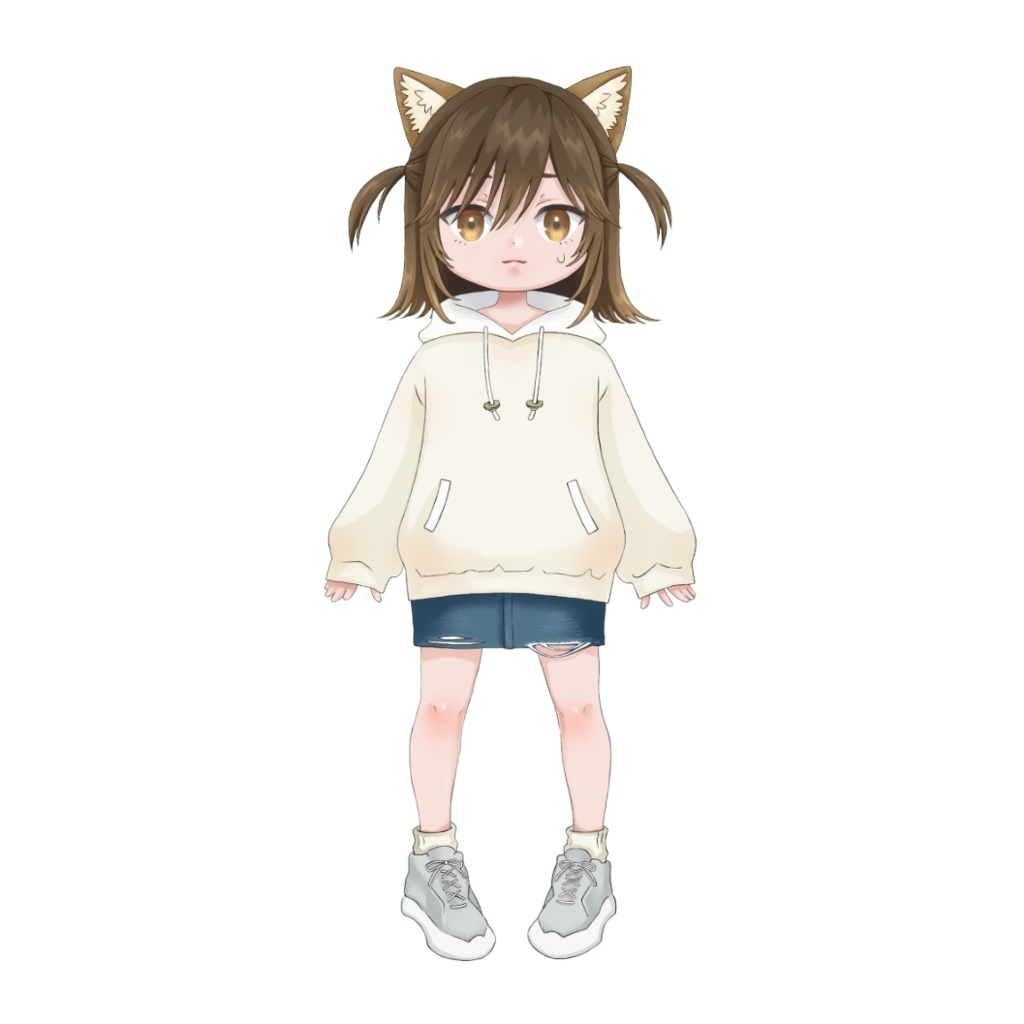 【Live2Dモデル】狐耳の少女