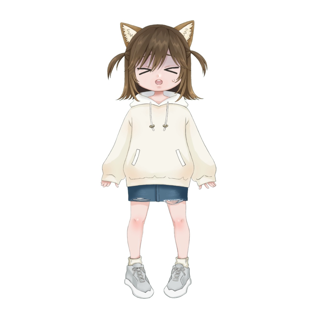 【Live2Dモデル】狐耳の少女