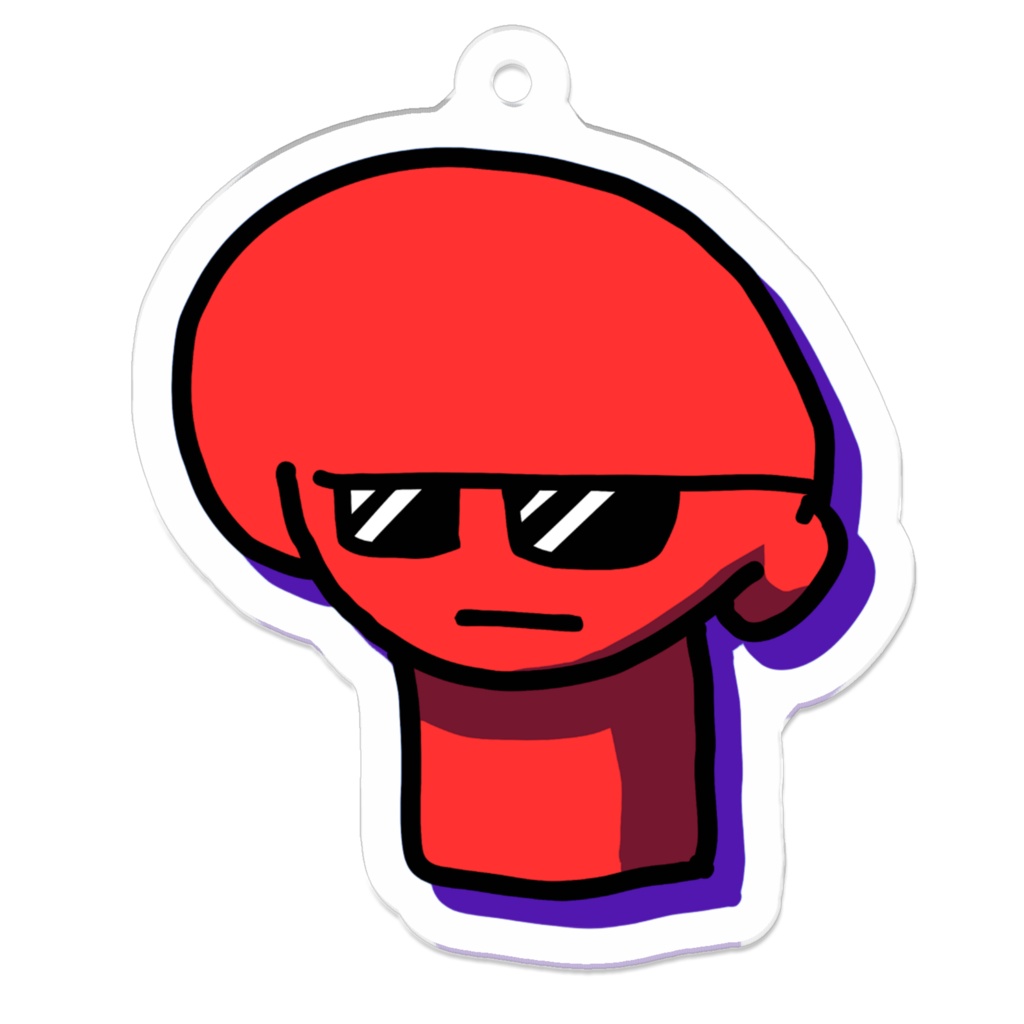 アイコンすな　アクリルキーホルダー　　50mm