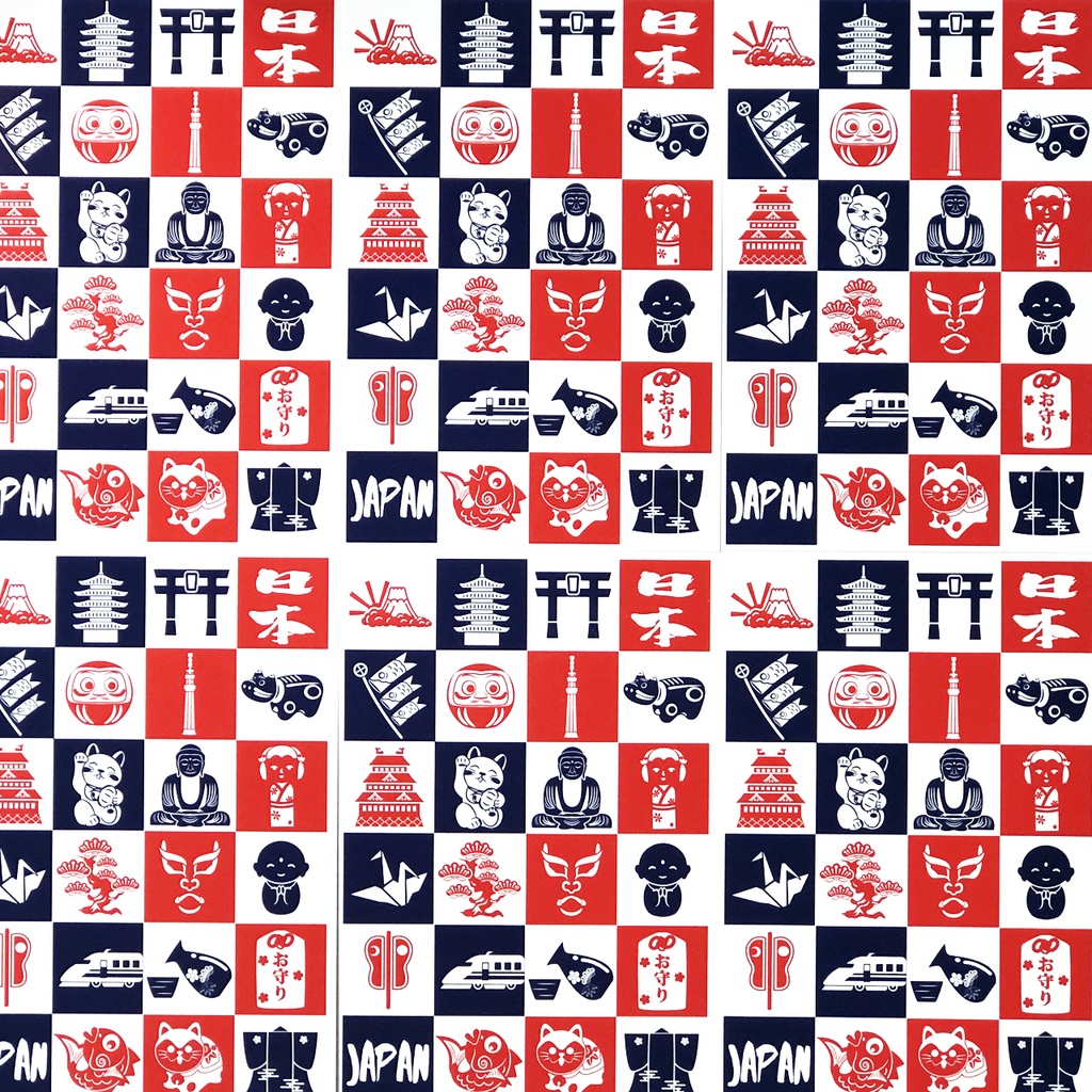 ポストカード 日本のモチーフ