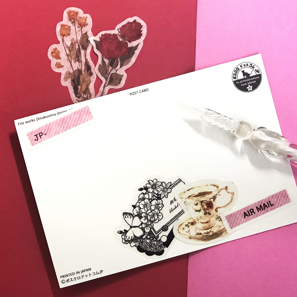 エアメールシール テープとリボン1