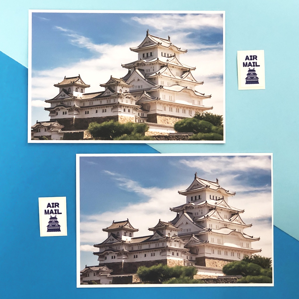 ポストカード 晴天の姫路城