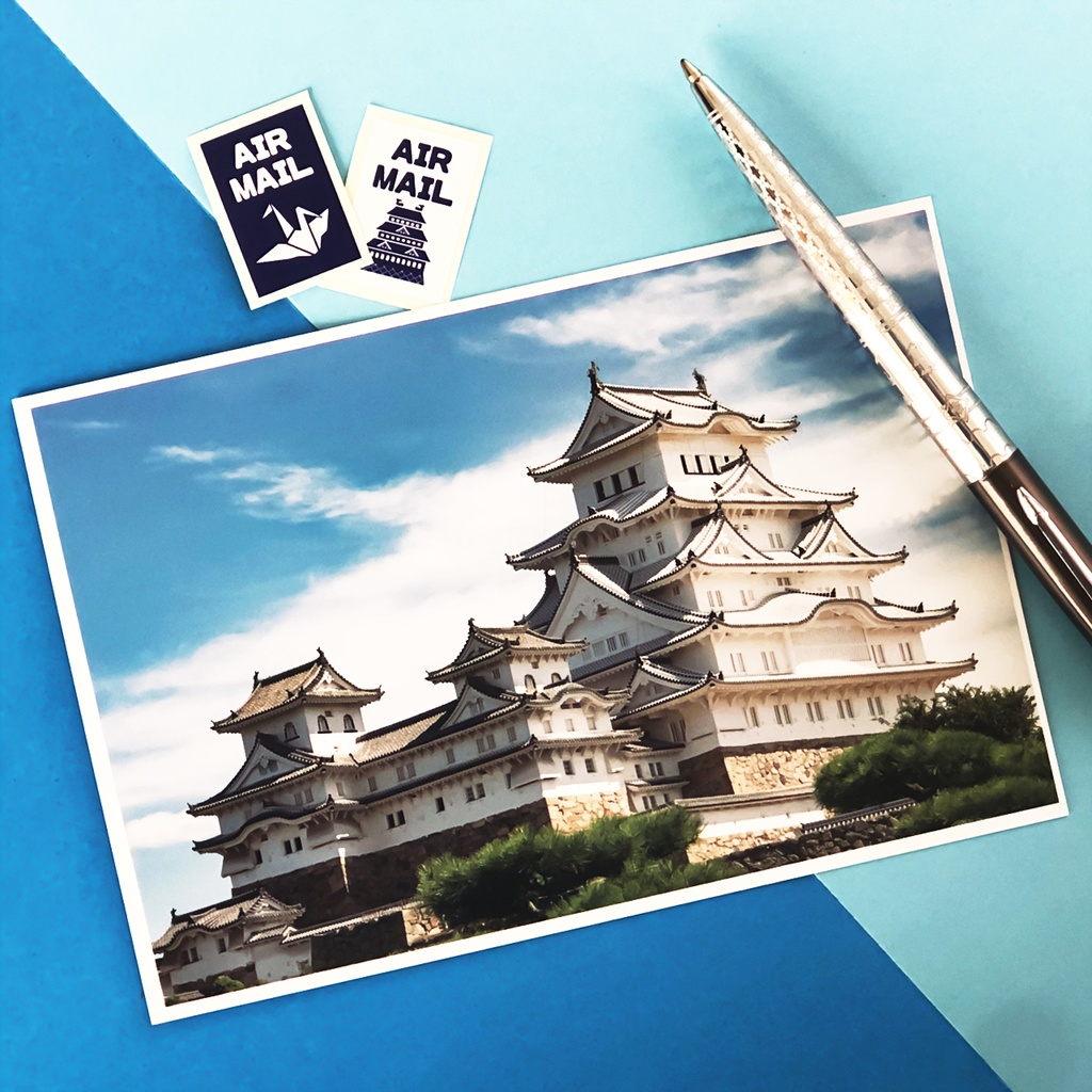 ポストカード 晴天の姫路城
