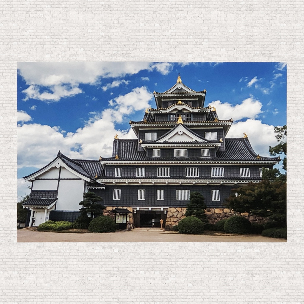 ポストカード 　岡山城