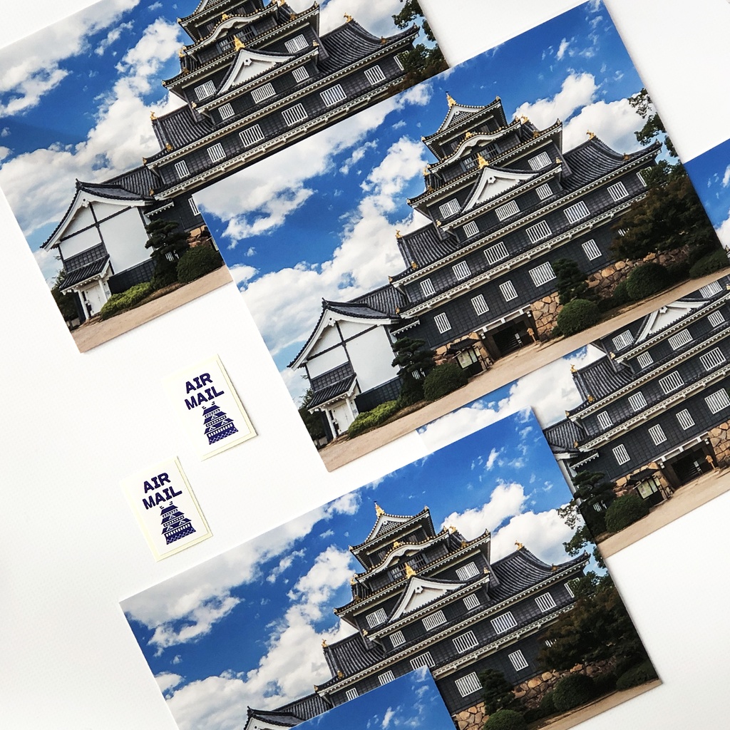 ポストカード  岡山城