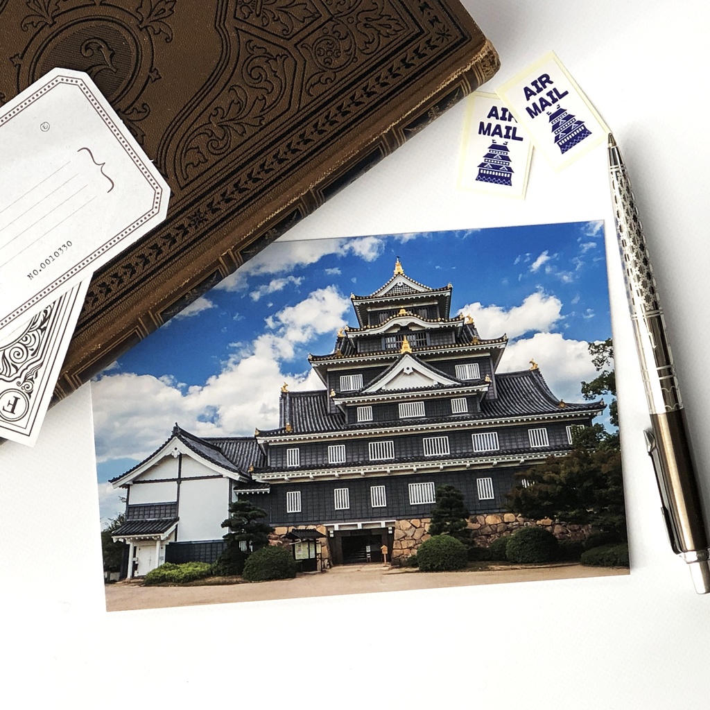 ポストカード  岡山城