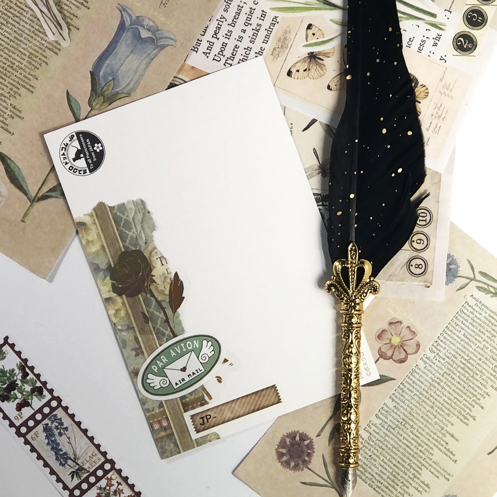 エアメールシール Letter with Wings