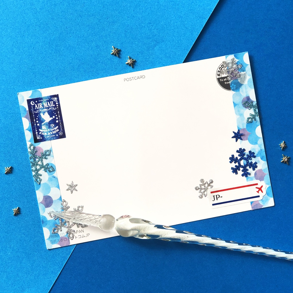 エアメールシール 夜空