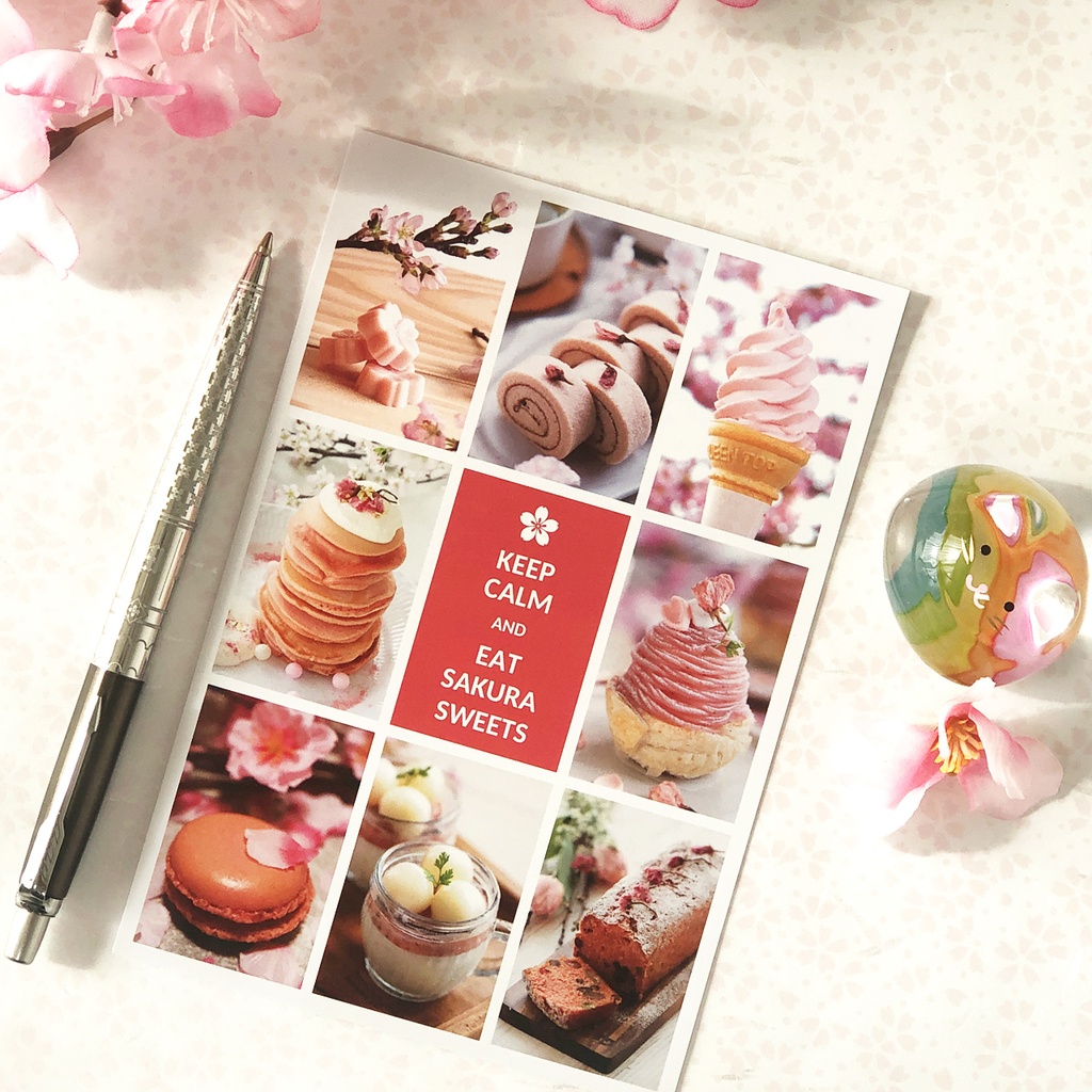 ポストカード KEEP CALM(桜スイーツ)