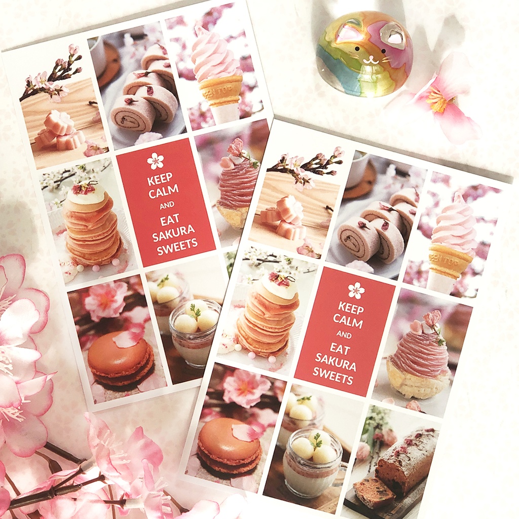 ポストカード KEEP CALM(桜スイーツ)