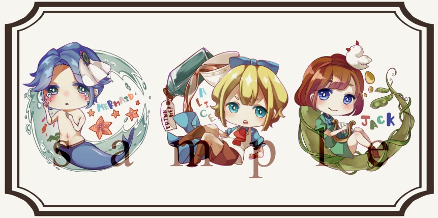 創作童話 アクリルキーホルダー